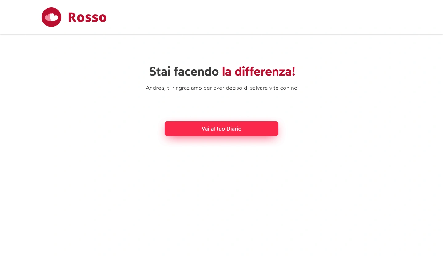 Quarto step del flusso di prenotazione con riepilogo finale.